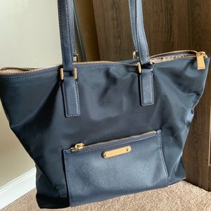 Michael Kors Navy Nylon Tote